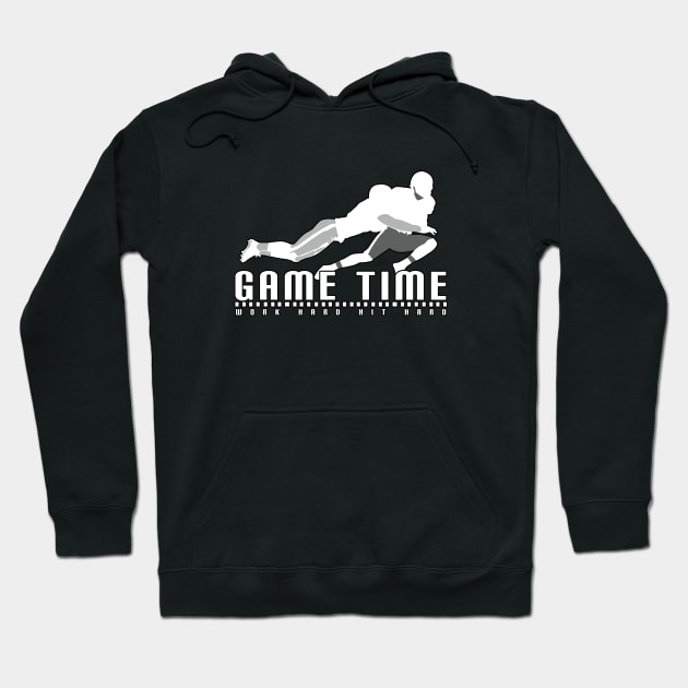 Game Time - Tackle Hoodie by adamzworld